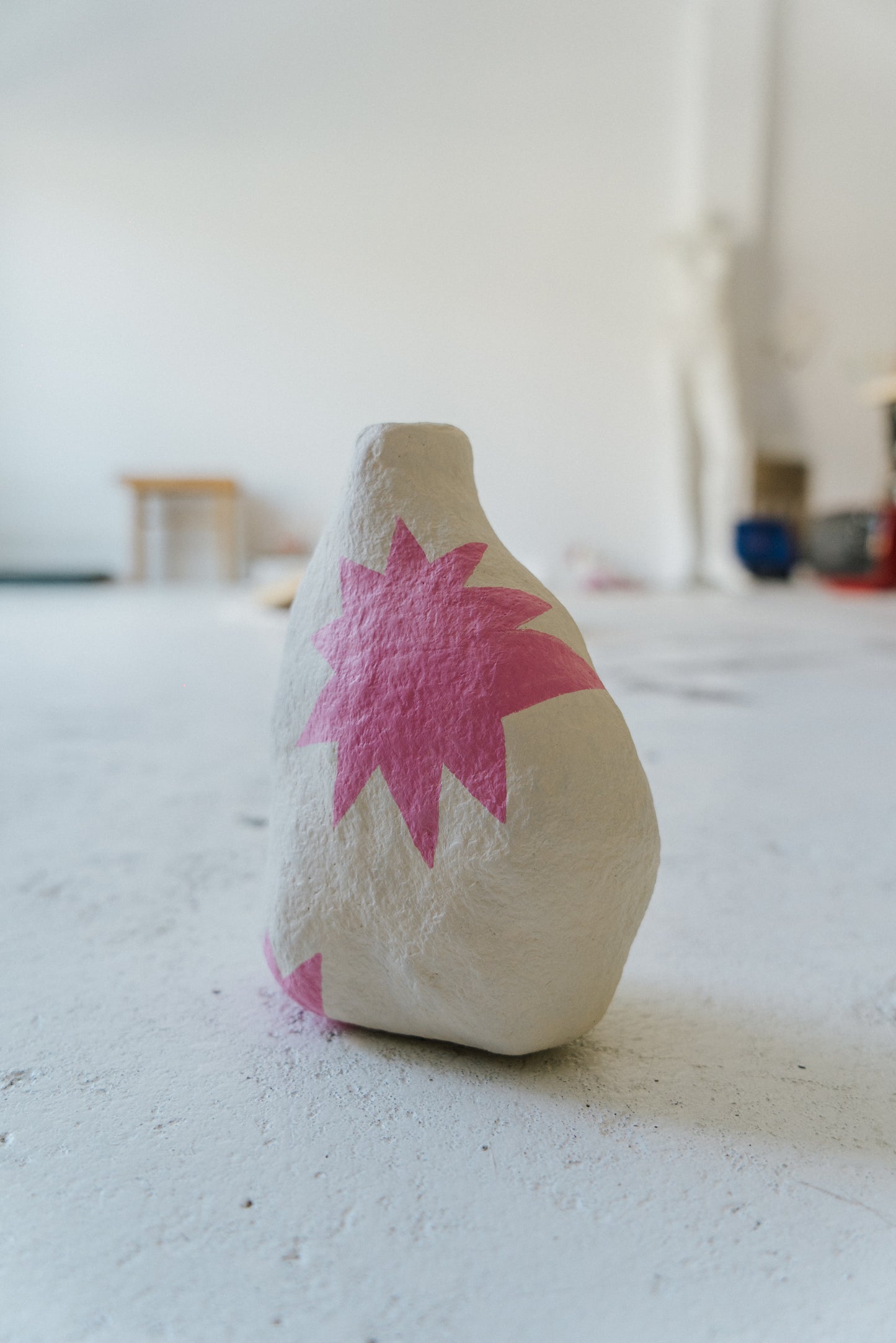 Pink star vase