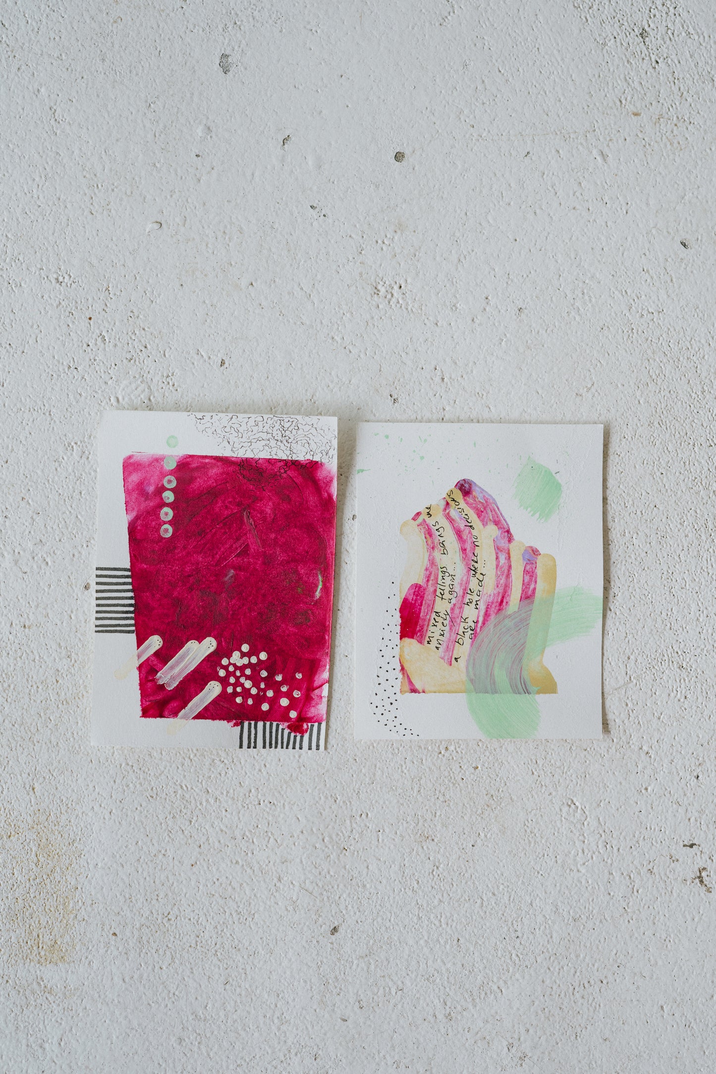 " Abstract Emotions " ( 2 paintings)