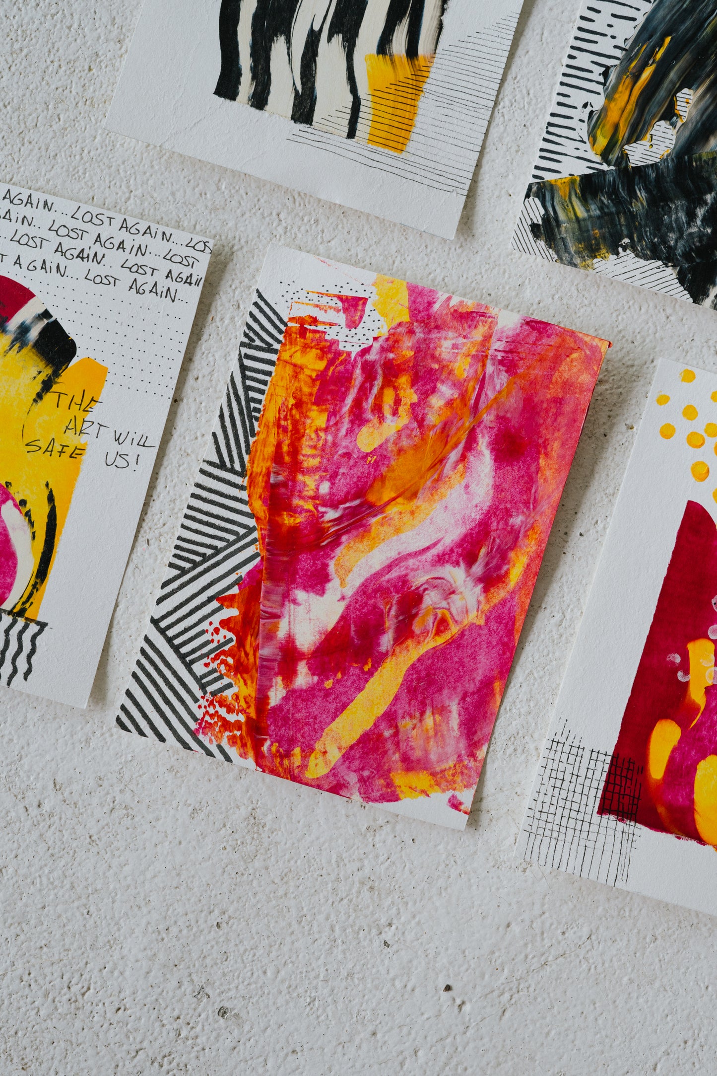 " Insanity Set " (5 paintings)