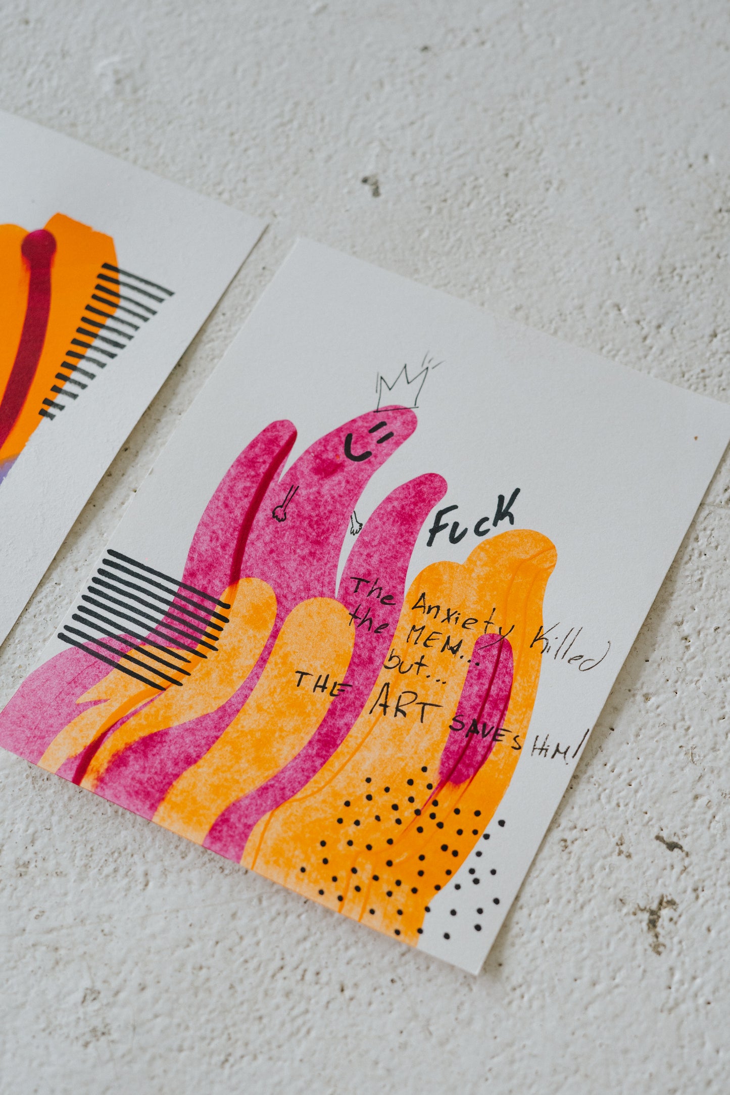 " Funny Set " ( 3 paintings)