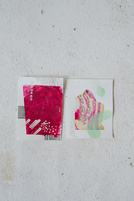 " Abstract Emotions " ( 2 paintings)
